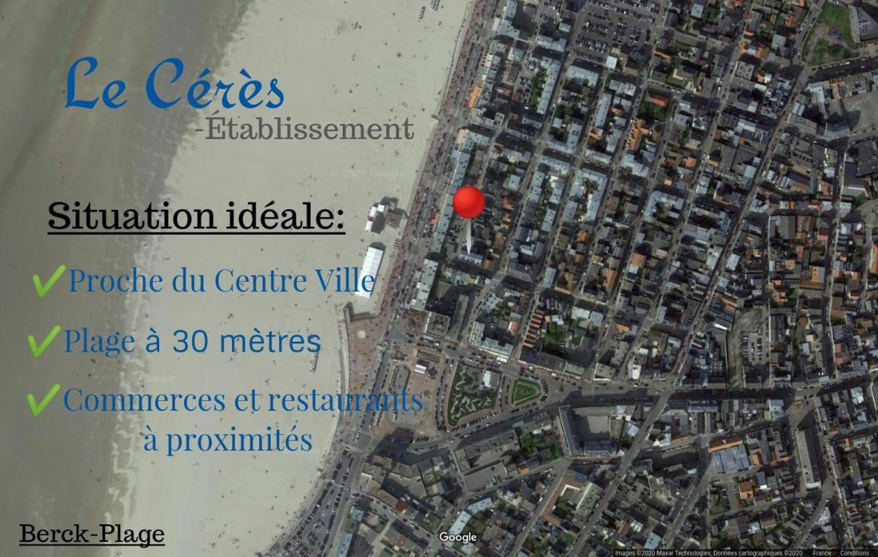LE CÉRÈS - Balcon Vue Latérale Mer, 30M Plage, Lumineux&Proche Centre Berck Esterno foto